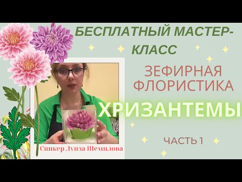 Видео: МК 1 часть🍓 🍒 ХРИЗАНТЕМЫ из ЗЕФИРА + Рецепт от @luiza_lu_tortici