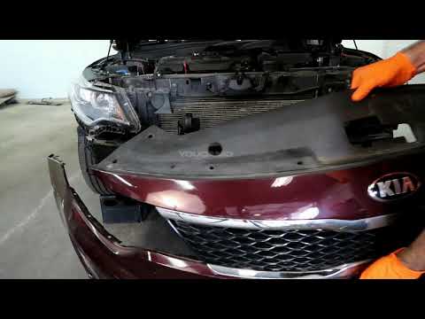 Видео: Снятие и установка переднего бампера Kia Optima 2015-2020