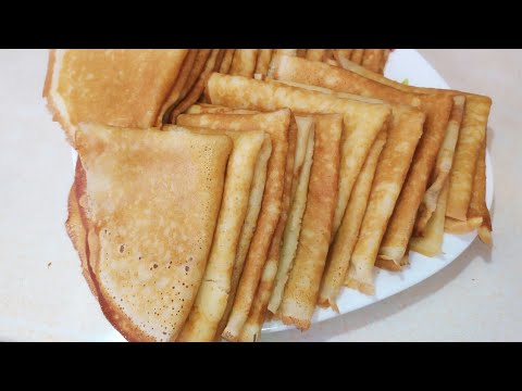 Видео: Заварные БЛИНЫ на Сметане. Вкуснющие блинчики.