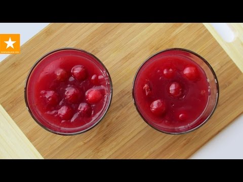 Видео: Вишневый кисель - ни грамма сахара! Рецепт киселя от Мармеладной Лисицы