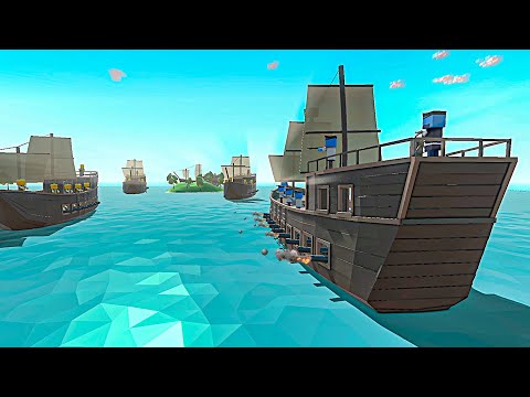 Видео: ВЕЛИКАЯ МОРСКАЯ БИТВА!┃Ancient Warfare 3