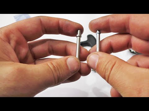 Видео: Как сделать разборный кноб  на катушке Daiwa|Замена алюминивой оси кноба на стальную.