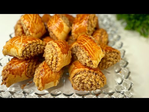 Видео: 🔴Yeyən hər kəsin reseptini istəyəcəyi qozlu kətə,mütləq hazırlayın🤩👍🏻Kята с ореховой начинкой