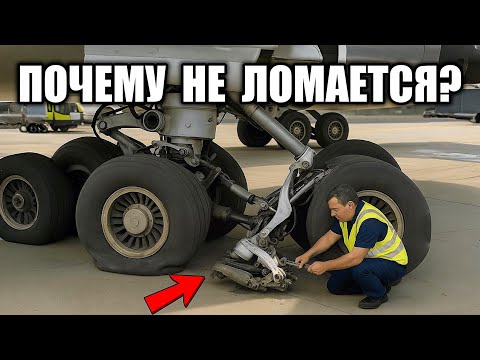 Видео: Как ШАССИ выдерживает Самолет и НЕ ЛОМАЕТСЯ при Посадке?
