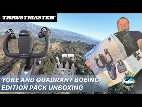 Видео: Thrustmaster ✈️ TCA Yoke & Quadrant Boeing Edition/ Распаковка / Unboxing