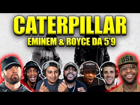 Видео: Куплет Эминема — просто БЕЗУМИЕ! Reactors в шоке | Реакция Royce da 5’9 футов. Eminem «CATERPILLAR»