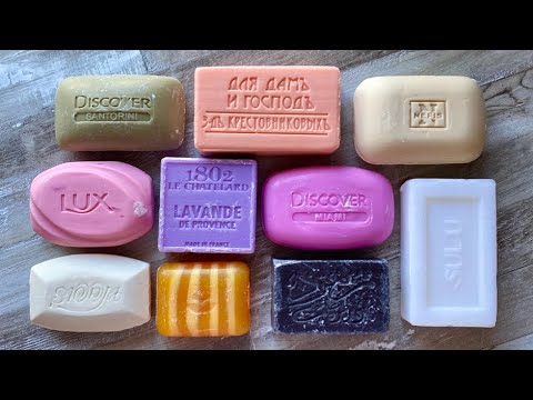 Видео: ASMR Soap cutting | Soap Carving|Резка мыла  | ASMR