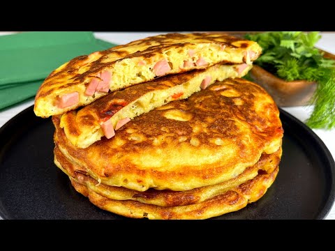 Видео: ЛЕПЕШКИ на сковороде из того,что было! Лепешки,оладьи или пицца? Семья подсела на эти ВКУСНЯШКИ