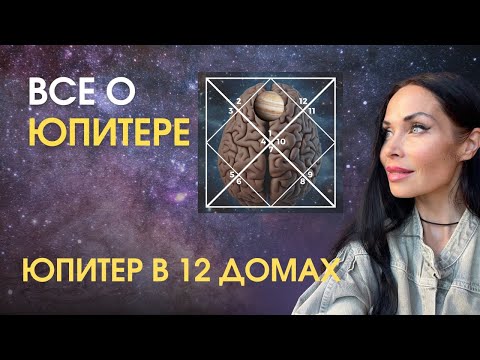 Видео: Все о Юпитере. Юпитер в 12 домах гороскопа | Astrogreen