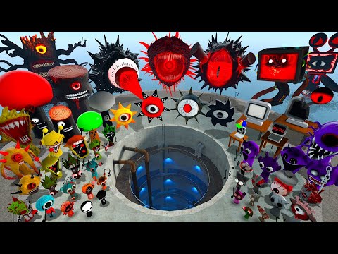 Видео: 💦 ВОДНАЯ ЯМА СОЛНЦЕ ДЕРЕВО ВЕСЕЛЬЕ КОМПЬЮТЕР ЭВОЛЮЦИЯ ВСЕ SPRUNKI СПАРТАНСКИЙ УДАР в Gmod