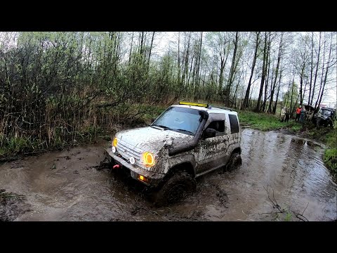 Видео: Pajero Junior творит такое перед Тойотой LC70. Все в Шоке! Даже Ниваводы!