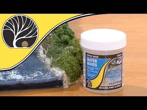 Видео: Как создать движение с помощью волн на воде | Лесные пейзажи | Модельные пейзажи
