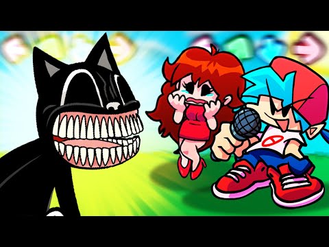 Видео: Очень Жуткий БОСС КАРТУН КЭТ vs Friday Night Funkin' VS Cartoon Cat [DEMO]