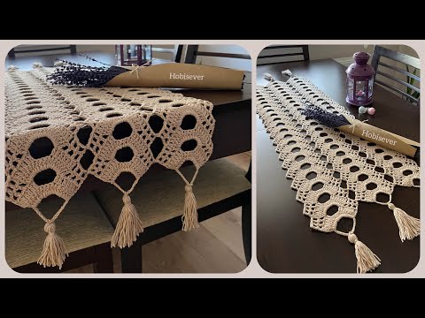 Видео: ИДЕАЛЬНО 💯 Легкая и простая дорожка для вязания крючком для начинающих Схемы / СУБТИТРЫ