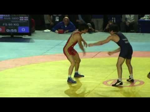Видео: ЧЕ 2013 60 кг. Опан Сат - Владимир Хинчегашвили (Грузия)