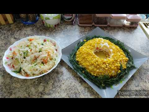 Видео: ДВА ПРОСТЫХ САЛАТА! ПРОСТО И ВКУСНО!