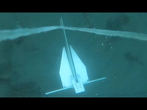 Видео: Песчаное дно (Mantus, Excel, Spade, Rocna, Fortress). Видео испытания якоря №99