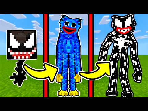 Видео: Я ЗАРАЗИЛ ХАГГИ ВАГГИ ВЕНОМОМ В МАЙНКРАФТ HUGGY WUGGY MINECRAFT POPPY PLAYTIME