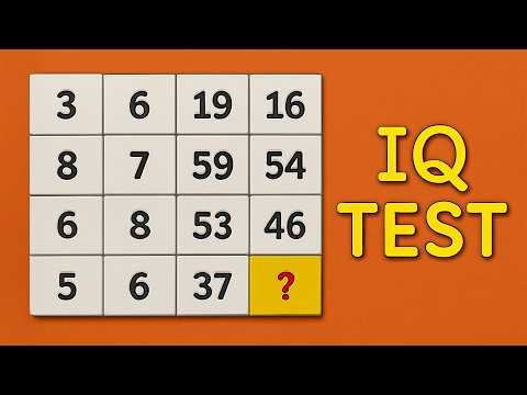 Видео: Сможете ли вы это решить? Ежедневный тест на IQ — Головоломка с числовыми закономерностями
