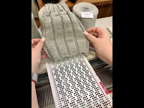 Видео: Вязание пресса с разбором на двух фонтурах