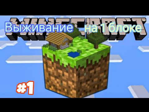 Видео: выживание на 1 блоке в майнкрафт #1