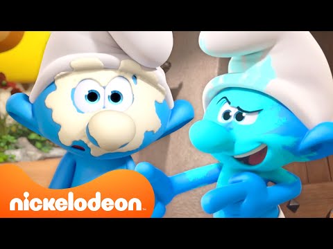 Видео: 45 минут САМЫХ СМЕШНЫХ моментов Смурфиков 🤣 | @Nicktoons