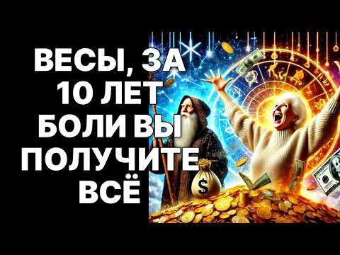 Видео: 🔴♎ВЕСЫ: Запомните эту дату! 😱10.10.2025 ваш личный ад закончится НАВСЕГДА❗