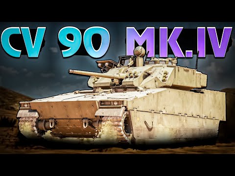 Видео: CV 90 Mk.IV Шведский легкий ШЛАК в War Thunder