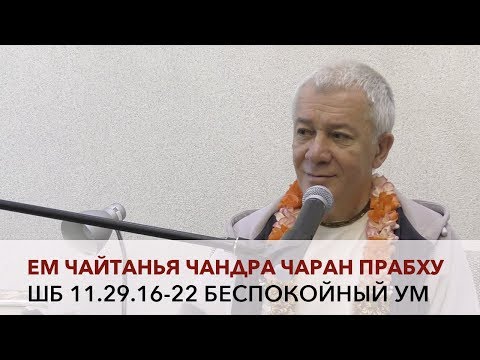 Видео: Чайтанья Чандра Чаран Прабху - ШБ 11.29.16-22 Беспокойный ум (Алматы 2017)