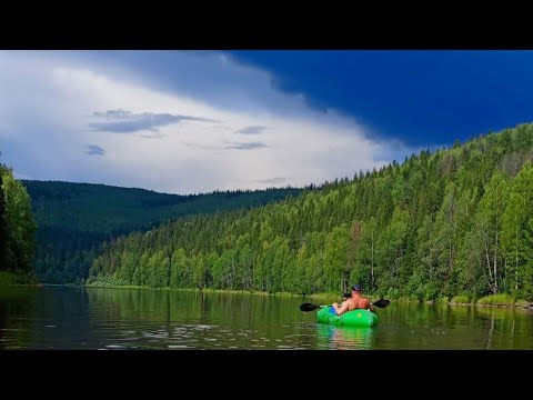 Видео: Сплав по р.Косьва. Август 2025г. На пакрафтах.