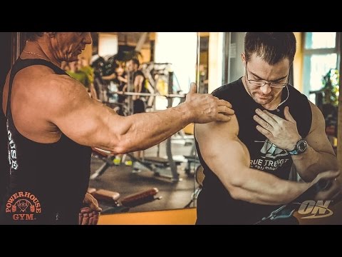 Видео: Александр Яшанькин и Артем Диянов тренировка травмированных плеч (часть 2)