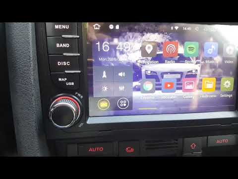 Видео: Обзор Android автомагнитолы Isudar Audi A4 B6 B7