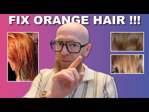 Видео: Как исправить рыжие волосы после обесцвечивания!!!