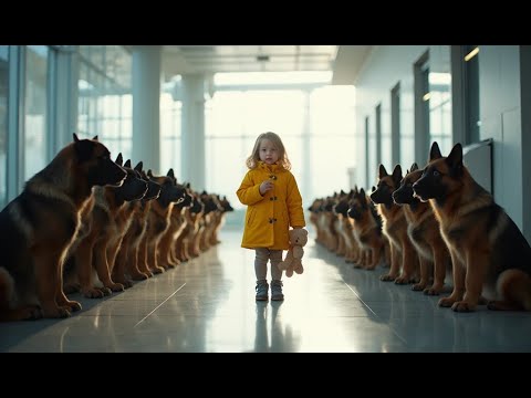 Видео: «14 полицейских собак окружили девочку в аэропорту — но то, что произошло потом, перевернуло всё!»