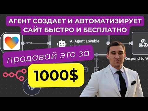 Видео: Создавайте что угодно с помощью Lovable + n8n AI Agents (руководство для начинающих)