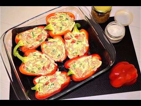 Видео: Очень сочная Курочка в Перце / Фаршированный перец в духовке / Рецепт для занятых хозяюшек # 247