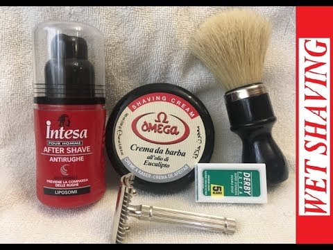 Видео: #Бритьё  №1 - #Fatip piccolo, Omega crema da barba, Intesa after shave #shaving