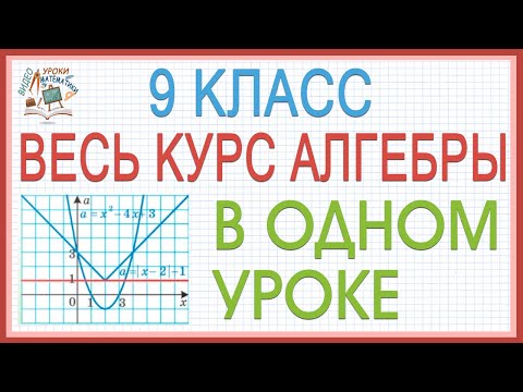 Видео: Повторение изученного в 9 классе Алгебра все темы просто! Вся алгебра 9 класса в одном уроке