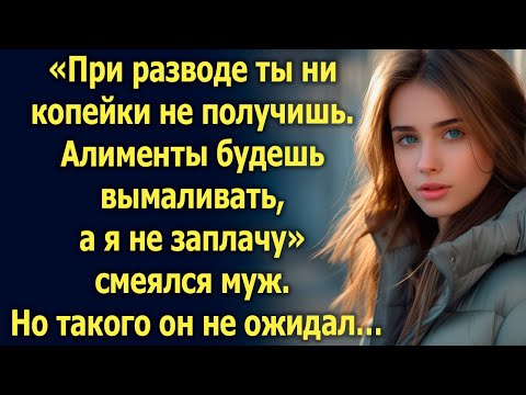 Видео: Ты ни копейки не получишь, смеялся муж. Но такого он не ожидал…