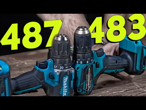 Видео: Сравнение шуруповертов MAKITA DDF 487 и 483