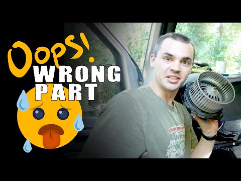 Видео: Как починить вентилятор отопителя на VW Crafter/Mercedes Sprinter 2014