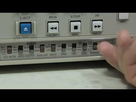 Видео: Last?! Best! VCR Panasonic AG-8700  Последний?! Лучший! видеомагнитофон  Panasonic AG-8700