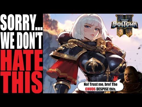 Видео: Дерьмовые либералы ХОТЯТ, чтобы мы НЕНАВИДЕЛИ Warhammer Boltgun 2, но молодняк ЛЮБИТ Сестер Битвы...