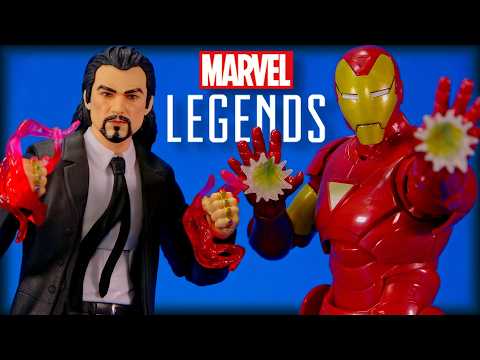 Видео: Обзор эксклюзивных фигурок Hasbro из двух серий Marvel Legends Extremis Iron Man и Mandarin от Am...