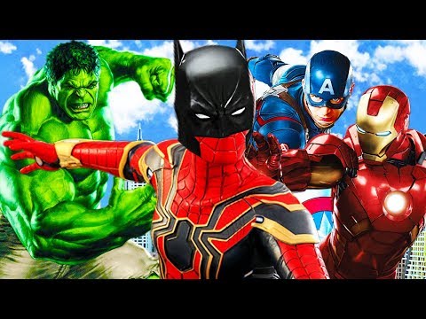 Видео: ЖЕЛЕЗНЫЙ ЧЕЛОВЕК ПАУК ТЕПЕРЬ БЭТМЕН ?! ХАЛК СУПЕРГЕРОИ ВОЛОДЯ МАРВЕЛ В МАЙНКРАФТ