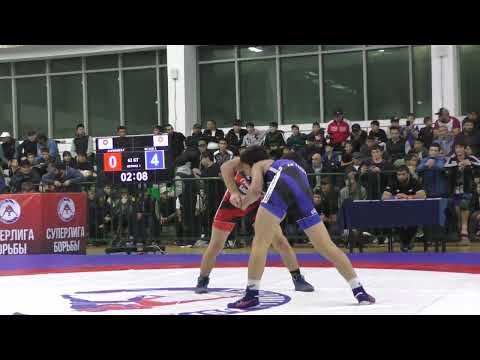 Видео: 62 кг Гаджимурад Дарбишев (Цумадинские Львы) - Абдулрахим Исаев (Тарки-Тау)