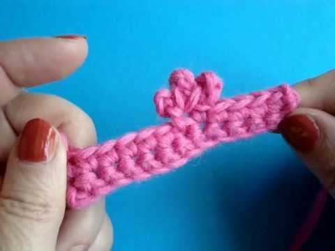 Видео: Вязание крючком - Урок 155 -  Пико трёхлистник