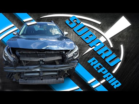 Видео: Subaru Outback 2020. Front end repair. Ремонт переда.