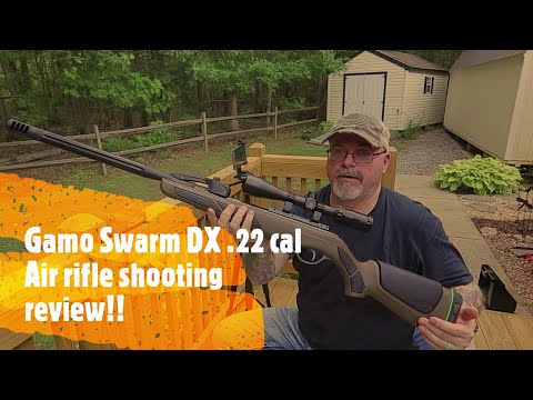 Видео: Обзор и стрельба из пневматической винтовки Gamo Swarm DX .22!! #gamo #gamoswarmdx #gamoswarm
