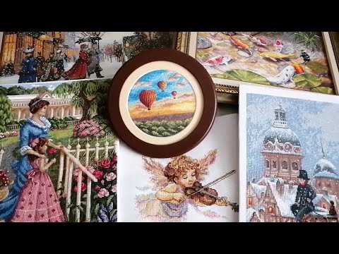 Видео: Мой рукодельный 2022/Итоги года. Риолис/Панна/Dimensions/Палитра/Овен и др./Много новогодних игрушек